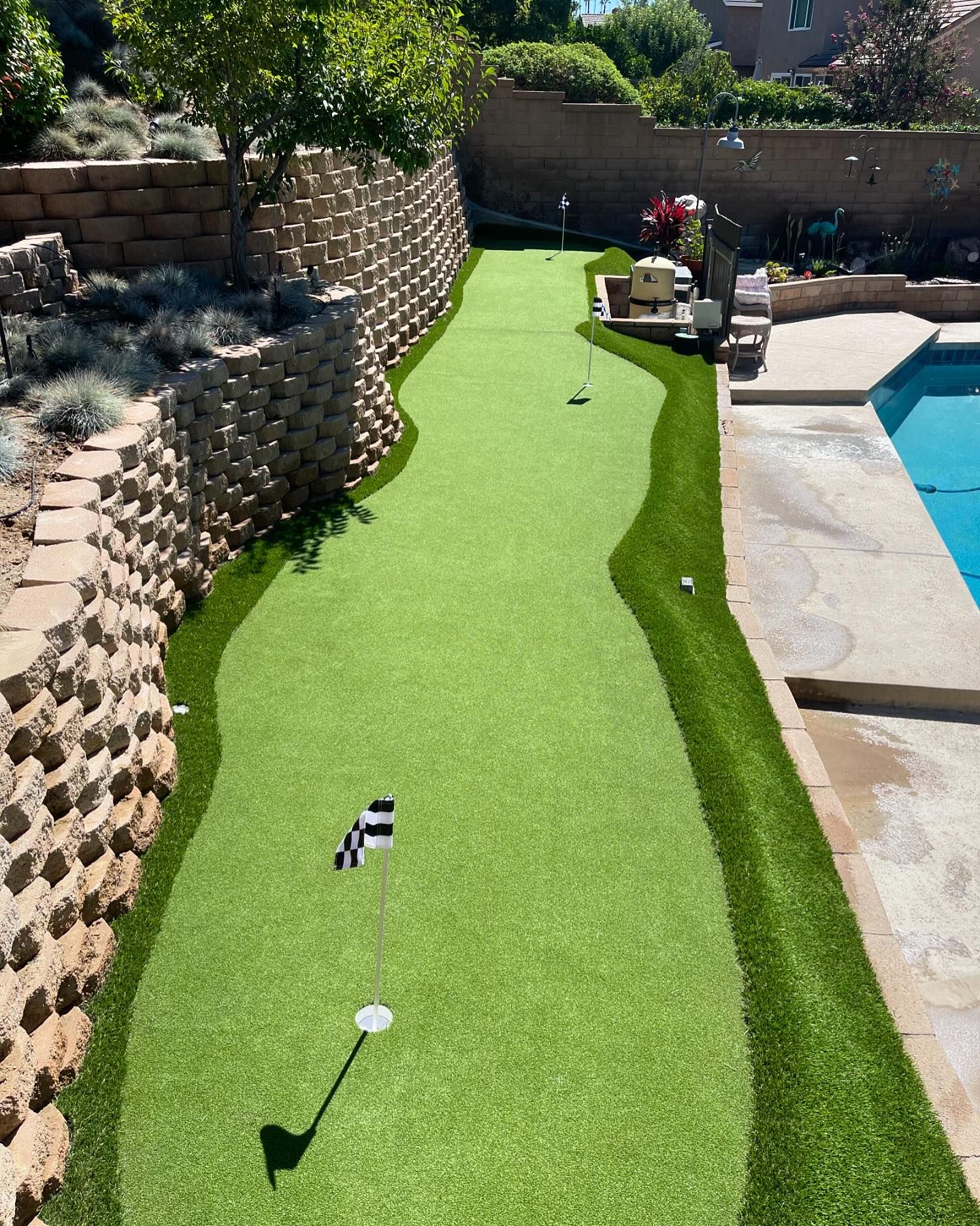 Artificial Grass Pool Areas & Decks, Yucaipa Artificial Turf & Pavers,