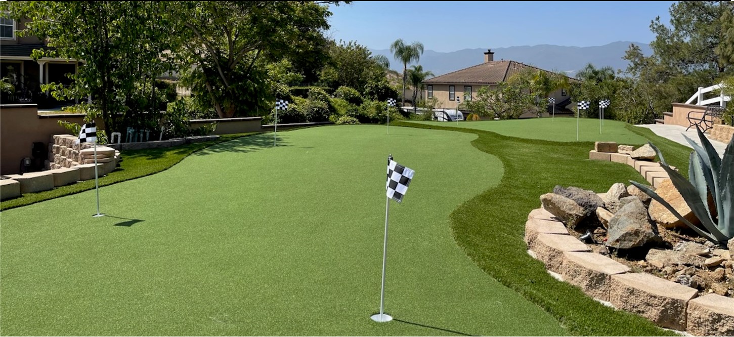 Artificial Grass Putting Greens, Yucaipa Artificial Grass, Pavers