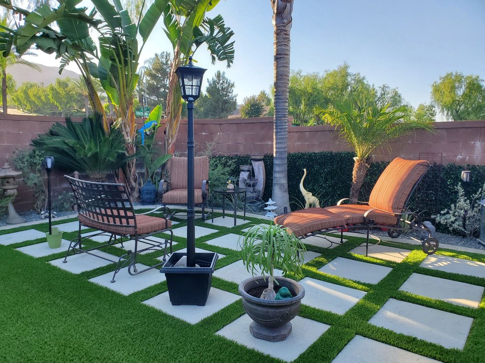 Outdoor Patio Pavers, Yucaipa Artificial Grass & Pavers