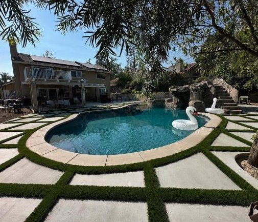 Applications, Creative Landscaping Ideas With Artificial Grass